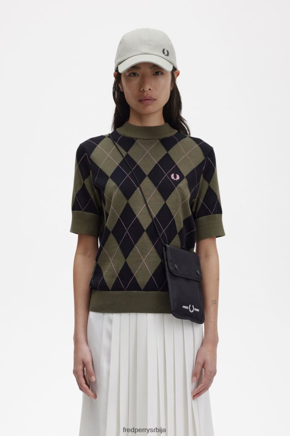 одећу рс Fred Perry Жене аргиле џемпер кратких рукава једнолично зелено 68TD6P685 одећу рс Fred Perry Жене аргиле џемпер кратких рукава једнолично зелено 68TD6P685