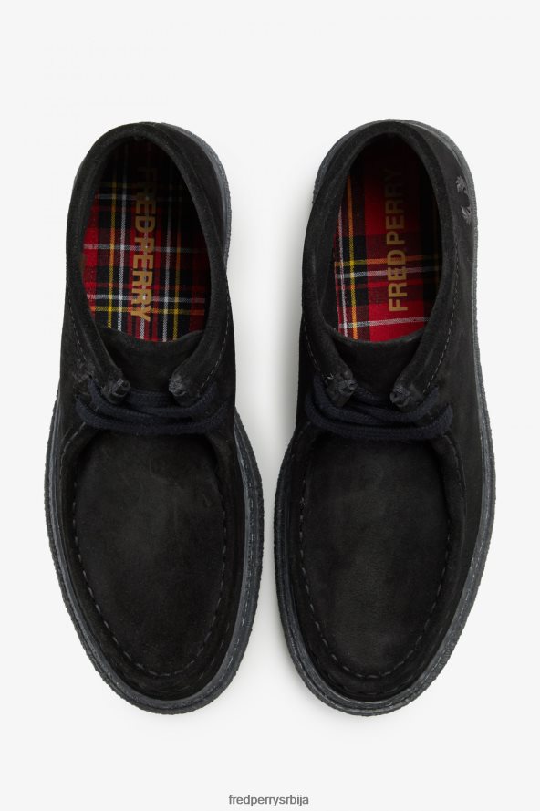 обућа рс Fred Perry Жене давсон мид црн 68TD6P697