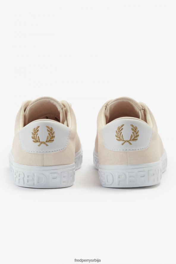 обућа рс Fred Perry Жене лоттие свиленкаста бресква/бела 68TD6P698