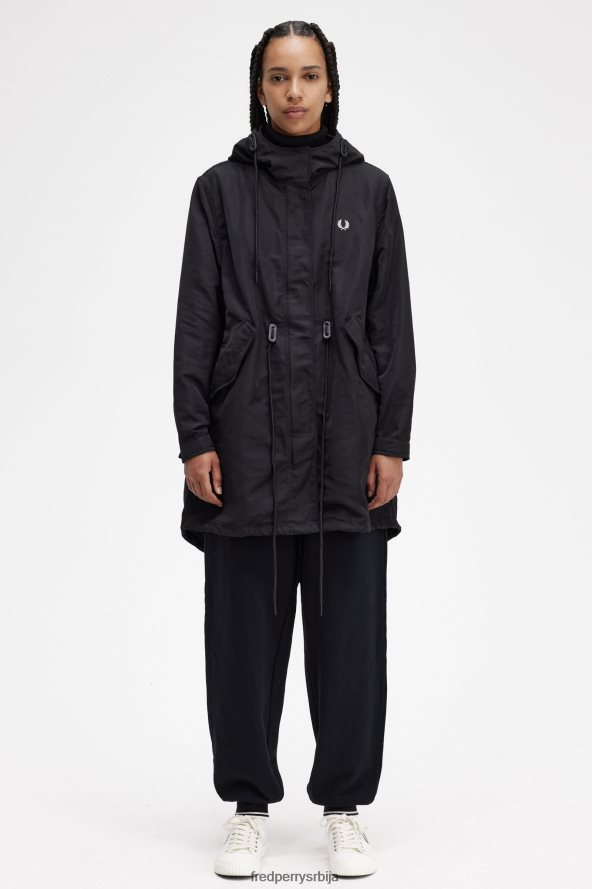 одећу рс Fred Perry Жене схелл парка црн 68TD6P595 одећу рс Fred Perry Жене схелл парка црн 68TD6P595