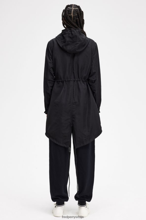 одећу рс Fred Perry Жене схелл парка црн 68TD6P595
