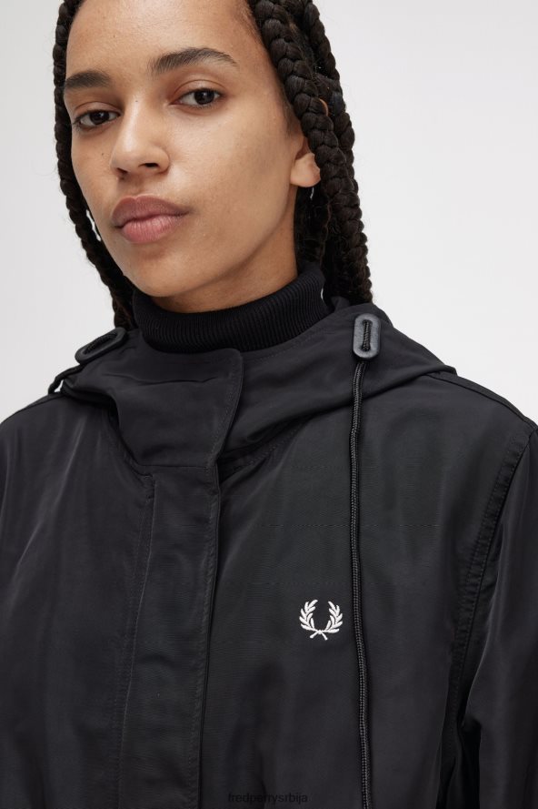 одећу рс Fred Perry Жене схелл парка црн 68TD6P595