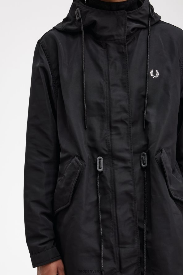 одећу рс Fred Perry Жене схелл парка црн 68TD6P595