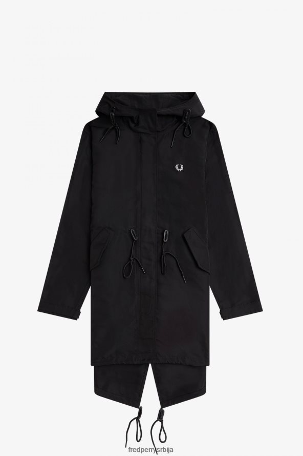 одећу рс Fred Perry Жене схелл парка црн 68TD6P595