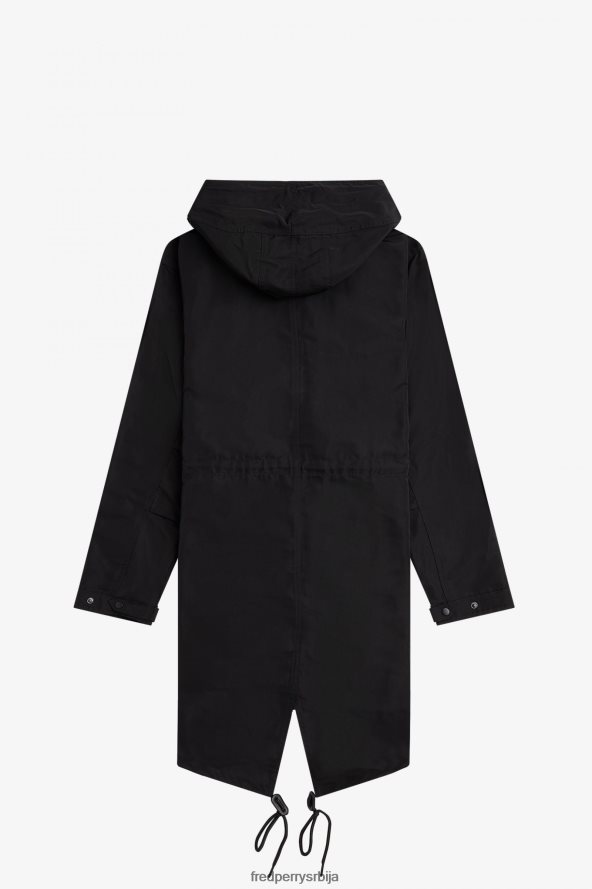 одећу рс Fred Perry Жене схелл парка црн 68TD6P595