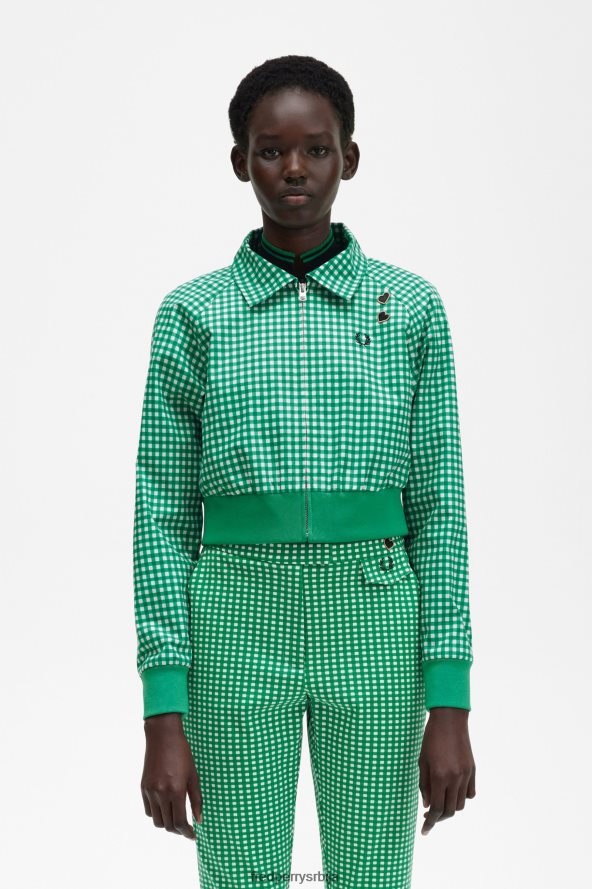 одећу рс Fred Perry Жене везена јакна зелен 68TD6P598 одећу рс Fred Perry Жене везена јакна зелен 68TD6P598