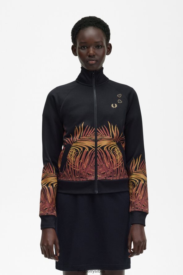 одећу рс Fred Perry Жене јакна са штампом на длану црн 68TD6P600 одећу рс Fred Perry Жене јакна са штампом на длану црн 68TD6P600