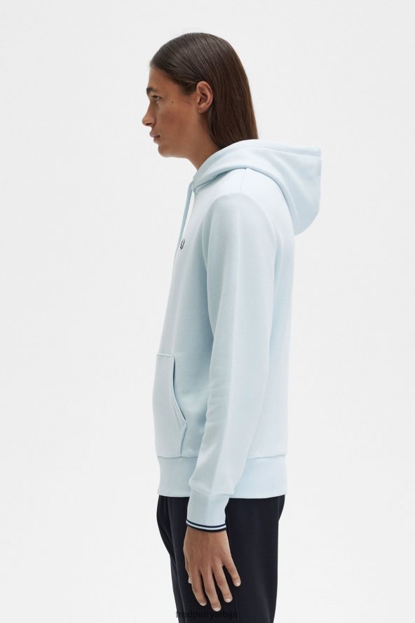 одећу рс Fred Perry мушкарци дуксерица са капуљачом са врхом лагани лед 68TD6P381