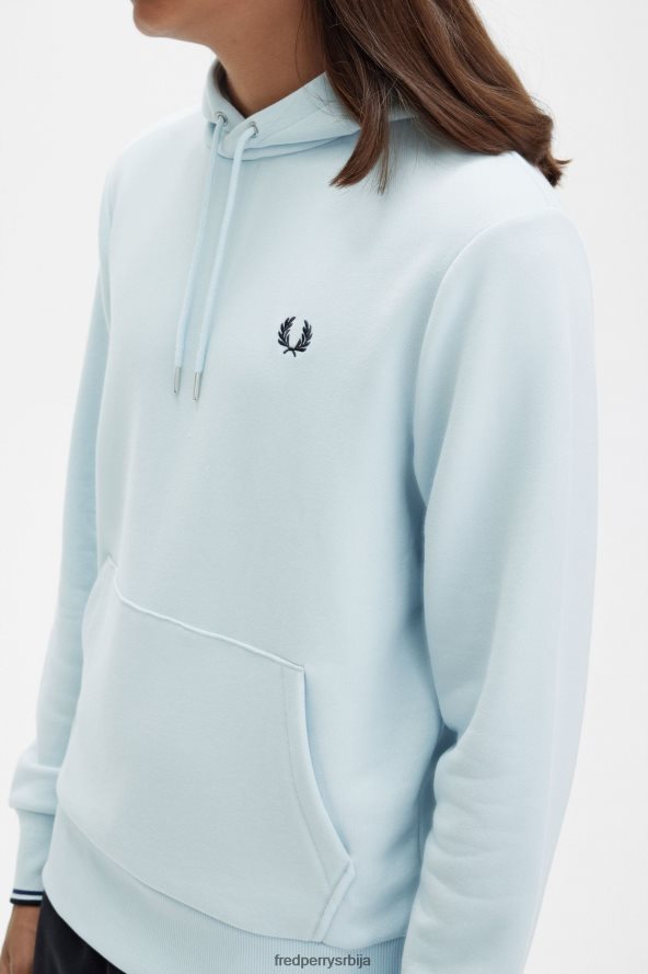 одећу рс Fred Perry мушкарци дуксерица са капуљачом са врхом лагани лед 68TD6P381