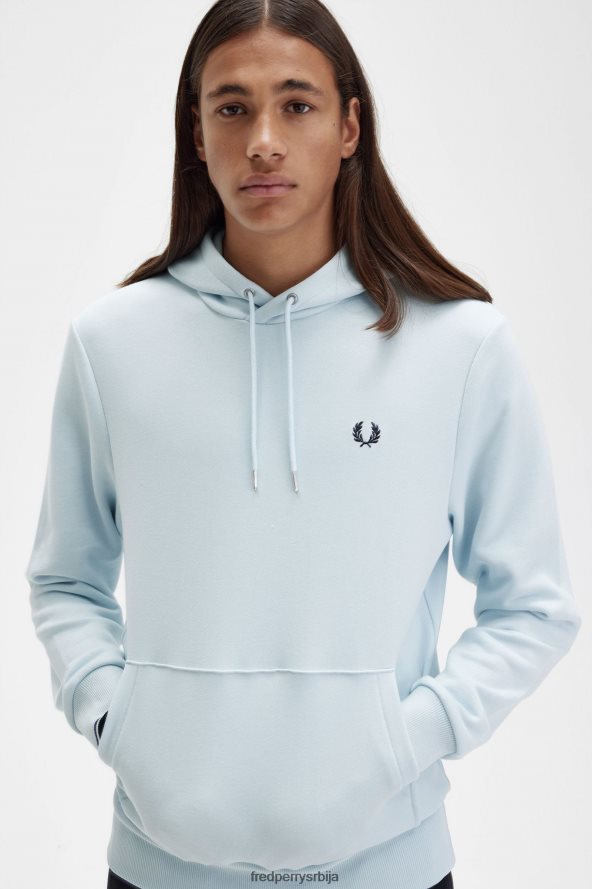 одећу рс Fred Perry мушкарци дуксерица са капуљачом са врхом лагани лед 68TD6P381