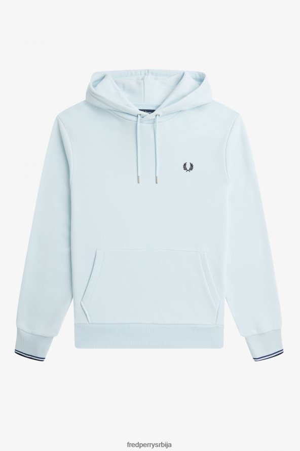 одећу рс Fred Perry мушкарци дуксерица са капуљачом са врхом лагани лед 68TD6P381