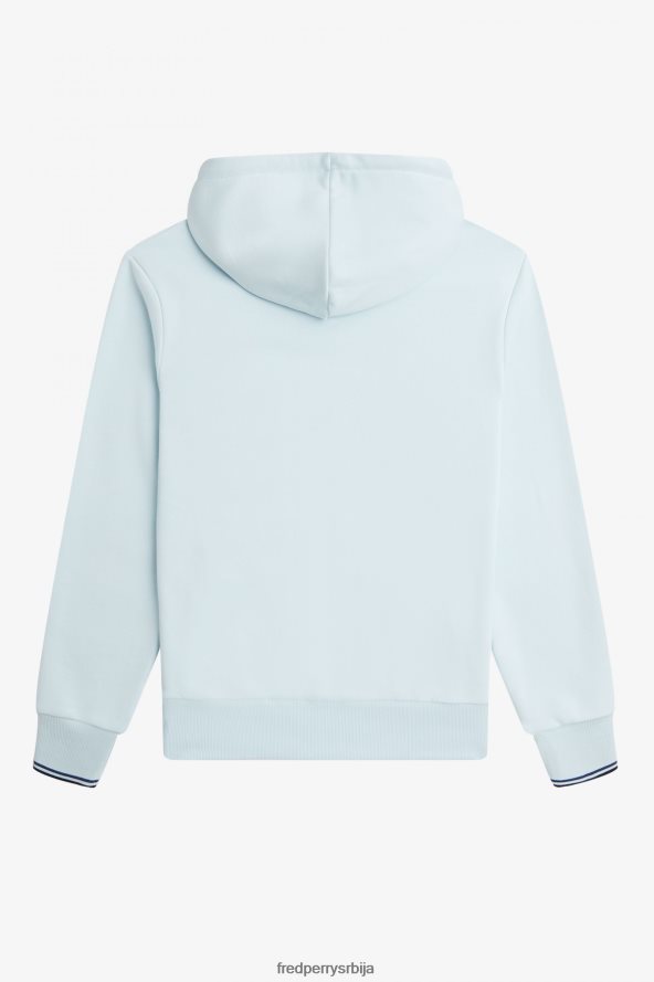 одећу рс Fred Perry мушкарци дуксерица са капуљачом са врхом лагани лед 68TD6P381