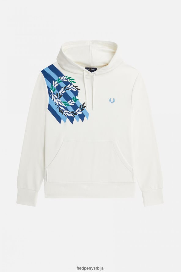 одећу рс Fred Perry мушкарци дуксерица са капуљачом са ловоровим венцем Снежана 68TD6P384