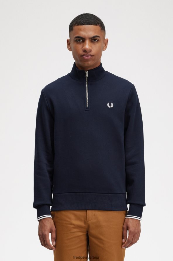 одећу рс Fred Perry мушкарци дукс са полу рајсфершлусом морнарица 68TD6P388 одећу рс Fred Perry мушкарци дукс са полу рајсфершлусом морнарица 68TD6P388