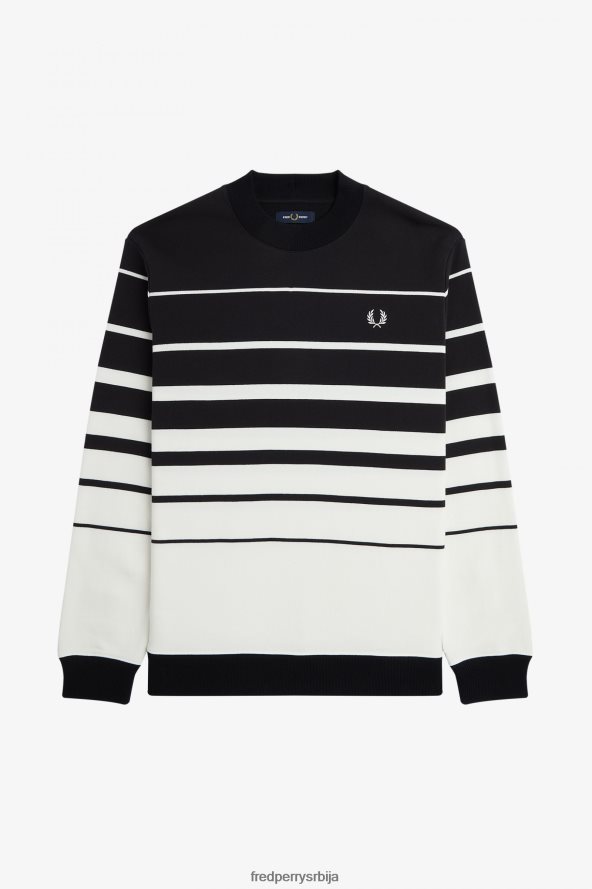 одећу рс Fred Perry мушкарци пругаста дуксерица Снежана 68TD6P395