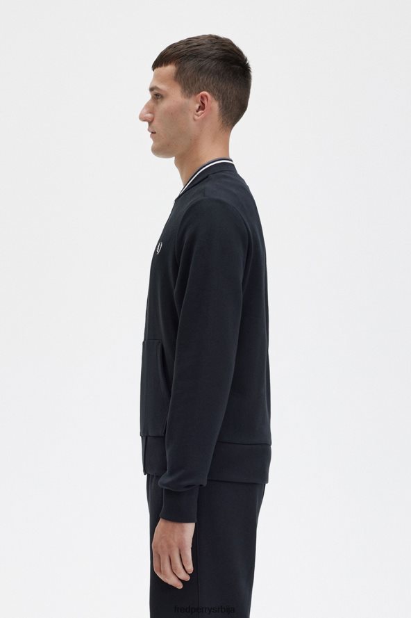 одећу рс Fred Perry мушкарци рајсфершлус кроз дукс топли камен 68TD6P399