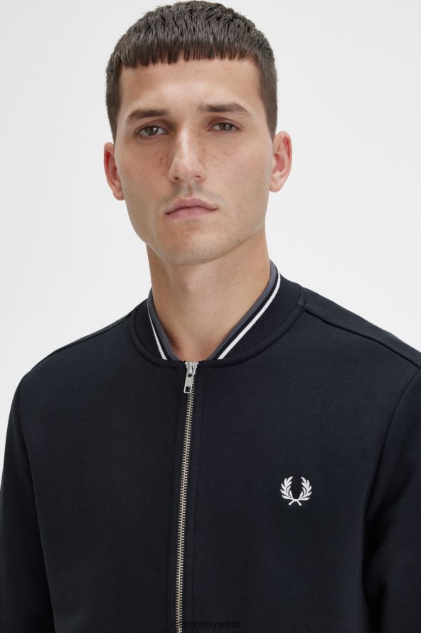 одећу рс Fred Perry мушкарци рајсфершлус кроз дукс топли камен 68TD6P399