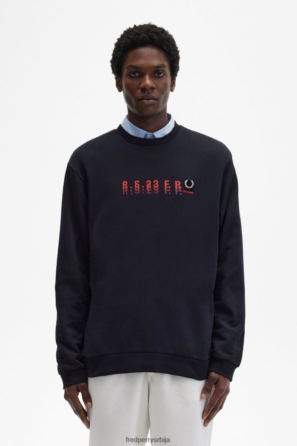 одећу рс Fred Perry мушкарци штампана дуксерица гоји бобице 68TD6P428