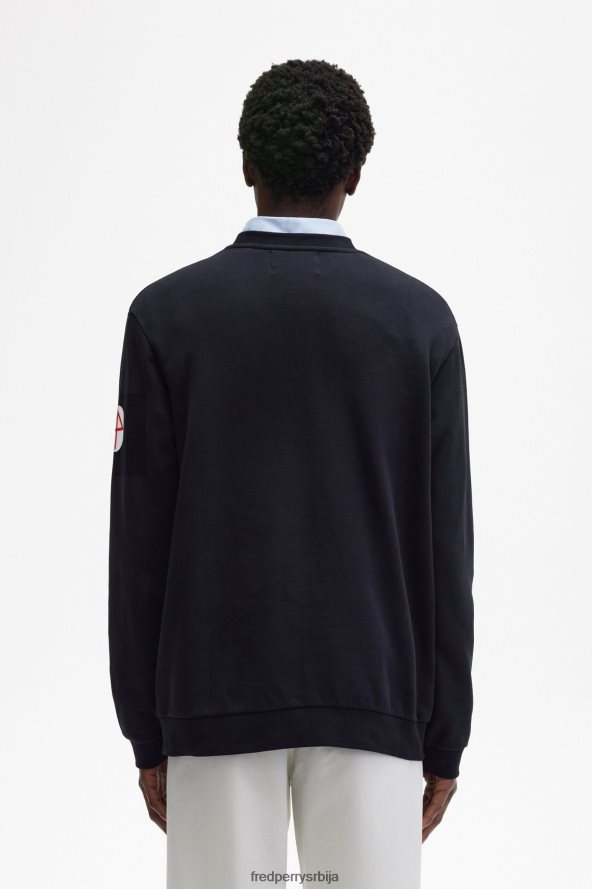 одећу рс Fred Perry мушкарци штампана дуксерица гоји бобице 68TD6P428