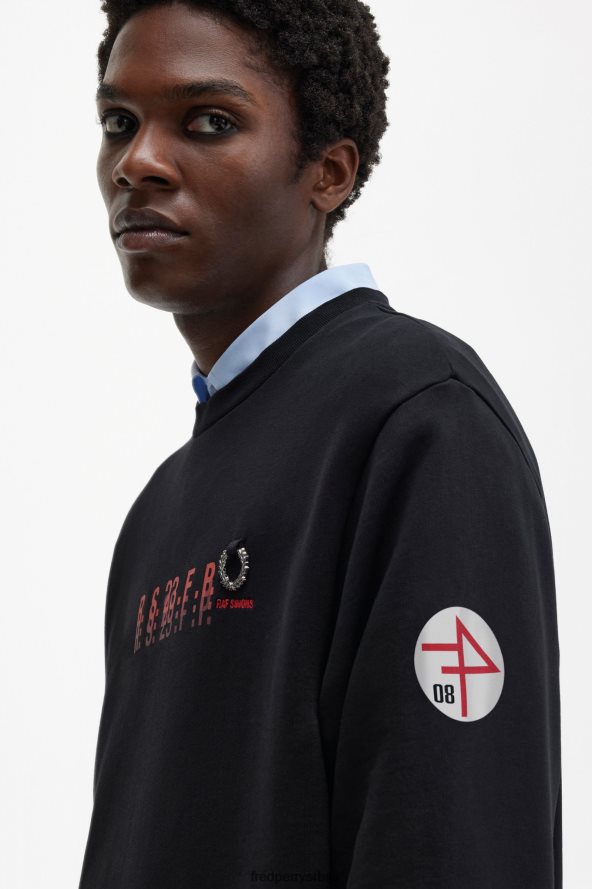 одећу рс Fred Perry мушкарци штампана дуксерица гоји бобице 68TD6P428