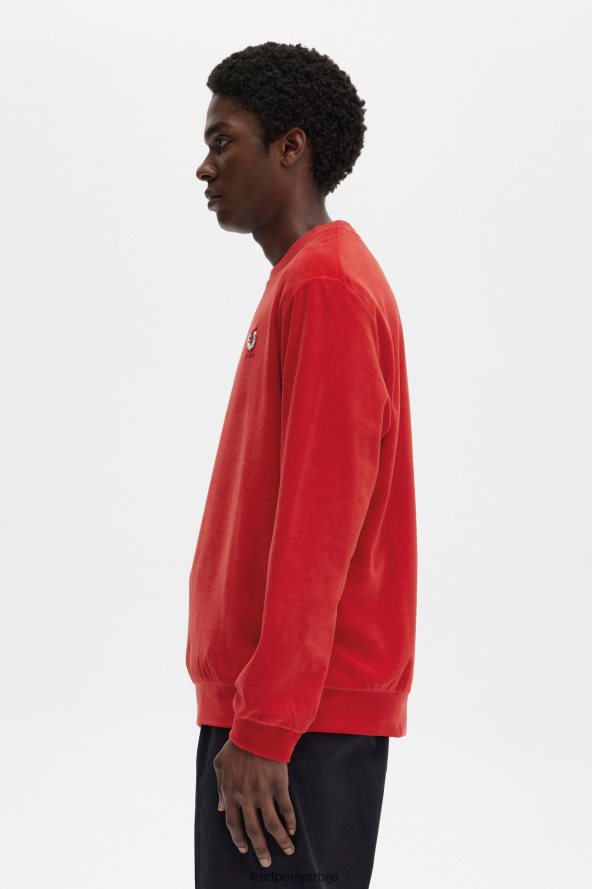 одећу рс Fred Perry мушкарци велур дукс црн 68TD6P429