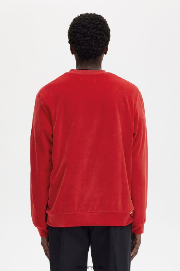 одећу рс Fred Perry мушкарци велур дукс црн 68TD6P429