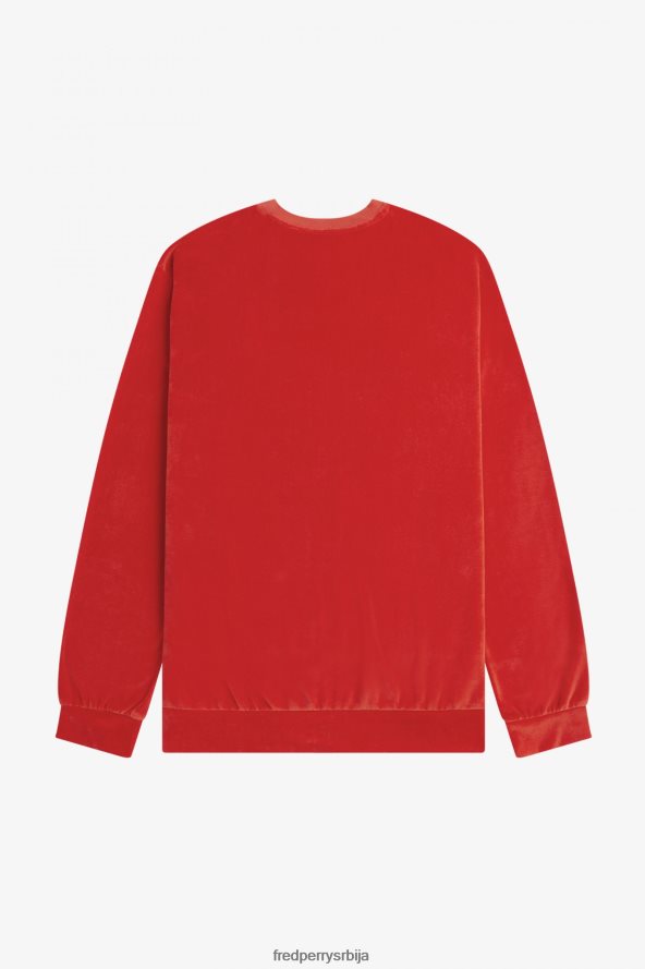 одећу рс Fred Perry мушкарци велур дукс црн 68TD6P429