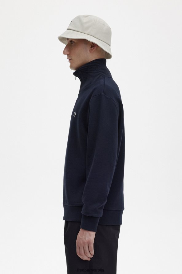 одећу рс Fred Perry мушкарци плетени трим дукс морнарица 68TD6P430