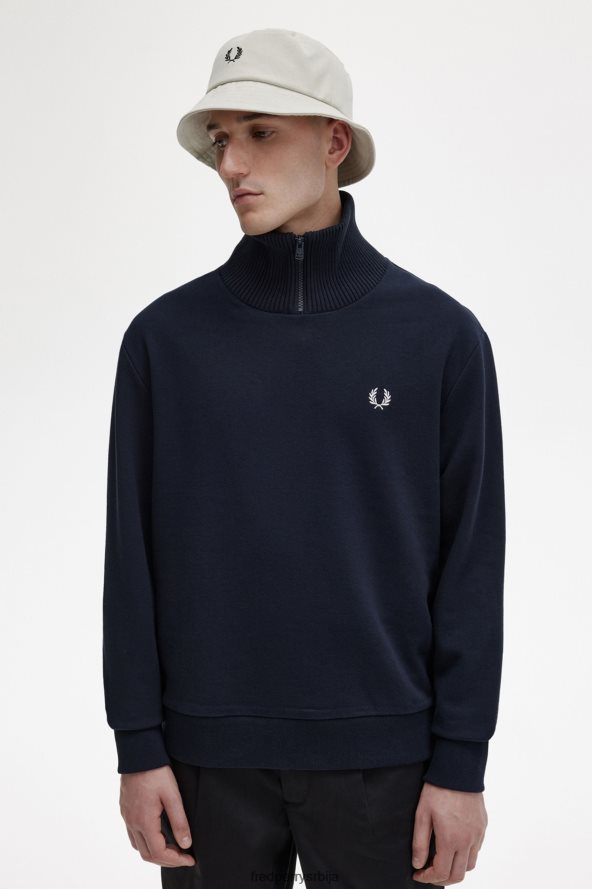 одећу рс Fred Perry мушкарци плетени трим дукс морнарица 68TD6P430