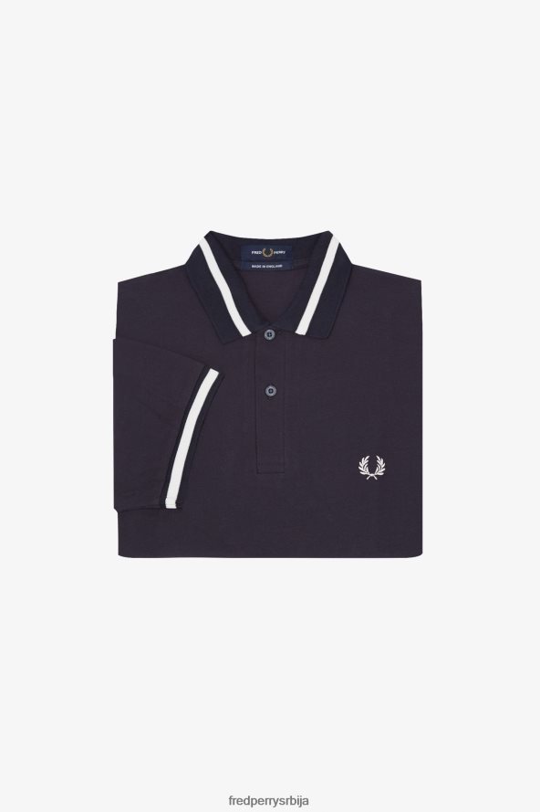 одећу рс Fred Perry мушкарци м2 морнарско/снежно бела 68TD6P354