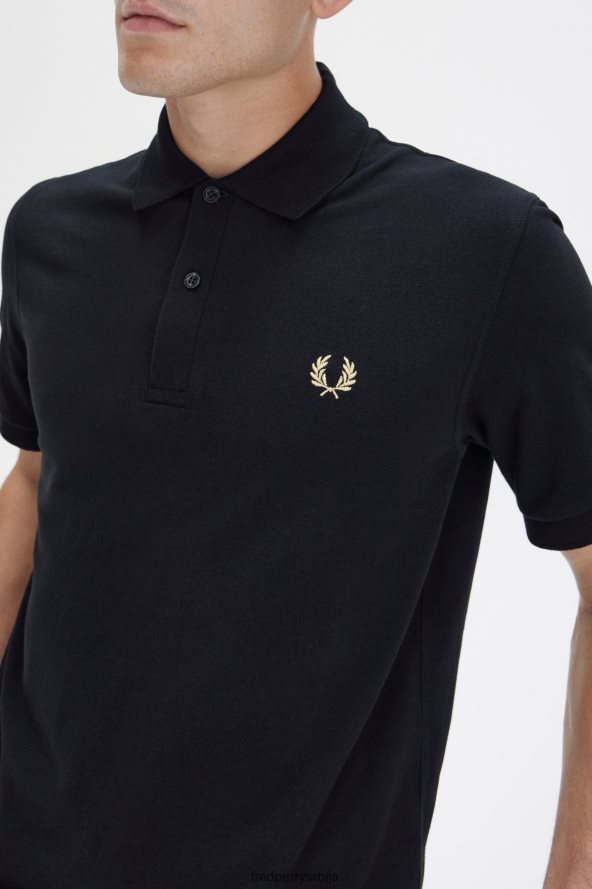 одећу рс Fred Perry мушкарци м3 црно/шампањац 68TD6P317