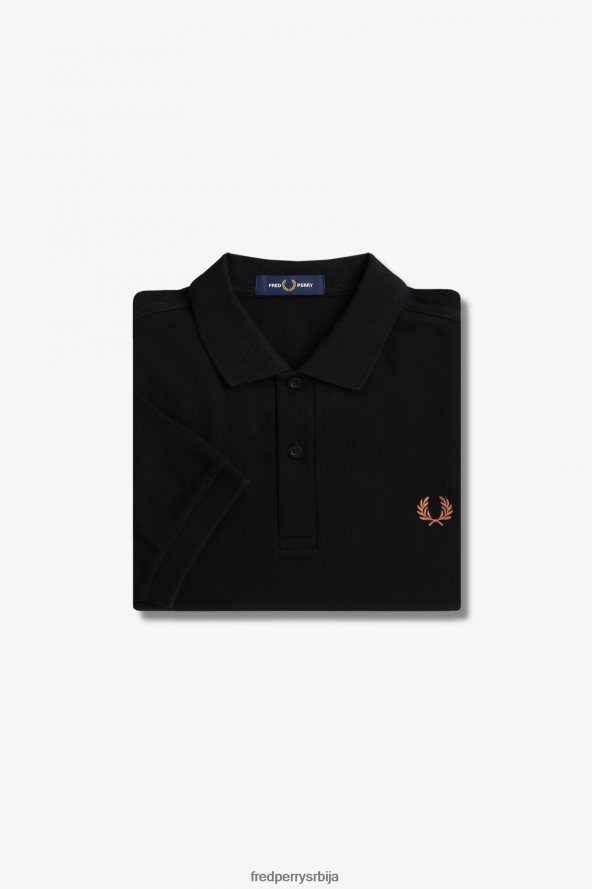 одећу рс Fred Perry мушкарци м6000 црна/орашина пахуљица 68TD6P255