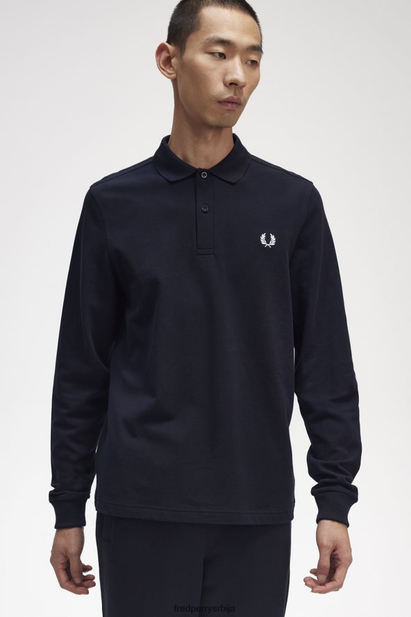одећу рс Fred Perry мушкарци м6006 морнарско/бела 68TD6P312