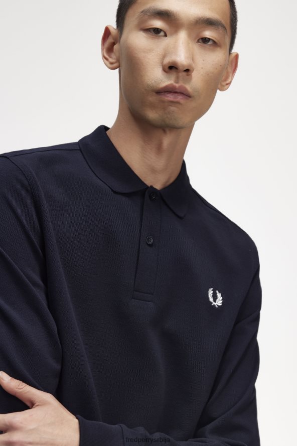 одећу рс Fred Perry мушкарци м6006 морнарско/бела 68TD6P312