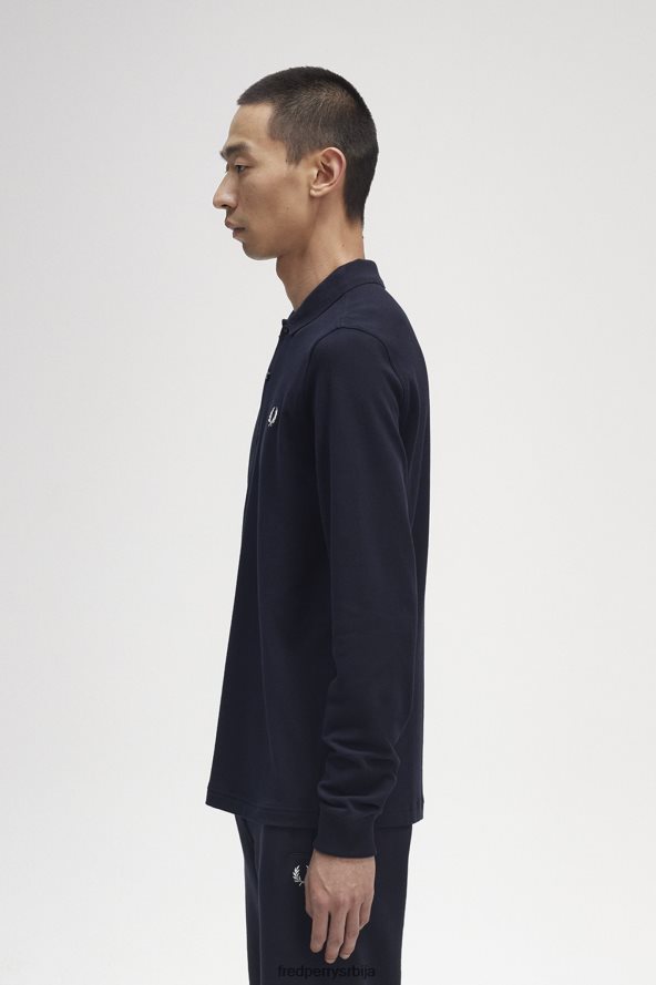 одећу рс Fred Perry мушкарци м6006 морнарско/бела 68TD6P312