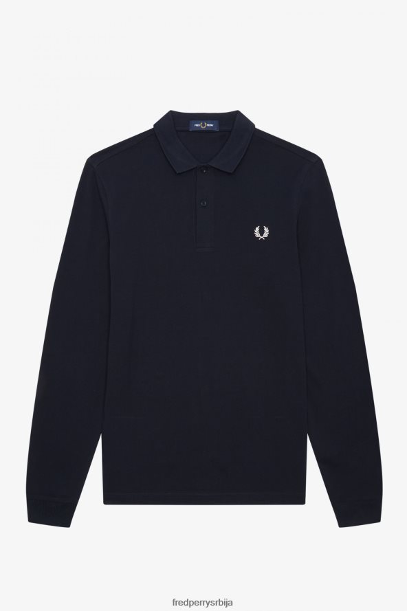 одећу рс Fred Perry мушкарци м6006 морнарско/бела 68TD6P312