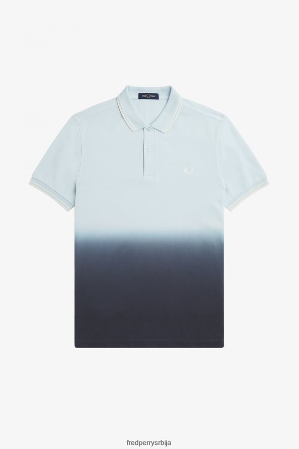 одећу рс Fred Perry мушкарци омбре мајица лагани лед 68TD6P267