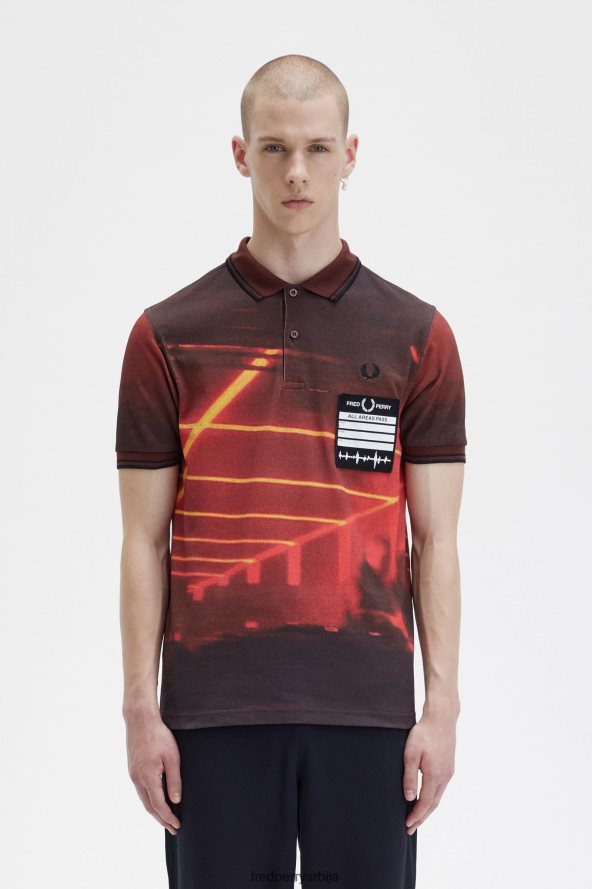 одећу рс Fred Perry мушкарци мајица са графичким принтом стадион црвени 68TD6P272 одећу рс Fred Perry мушкарци мајица са графичким принтом стадион црвени 68TD6P272