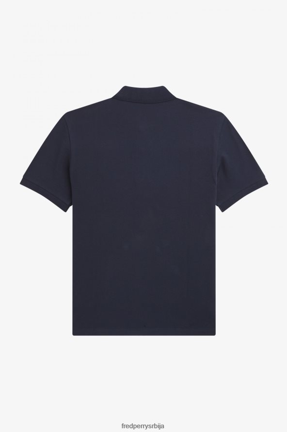 одећу рс Fred Perry мушкарци поло мајица са глитцх пругама морнарица 68TD6P280
