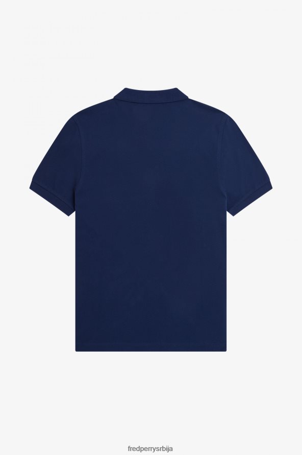 одећу рс Fred Perry мушкарци харлекин поло мајица француска морнарица 68TD6P337
