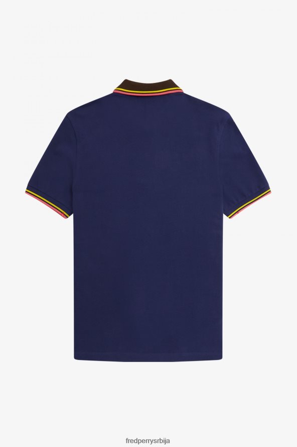 одећу рс Fred Perry мушкарци шаховница морнарица 68TD6P342