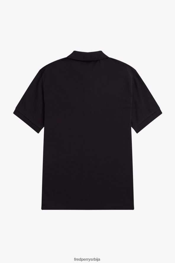 одећу рс Fred Perry мушкарци поло мајица са контрастном крагном Морнарско плаво 68TD6P370