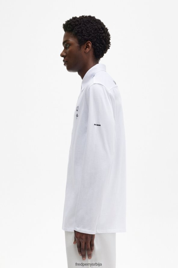 одећу рс Fred Perry мушкарци мајица од дреса црн 68TD6P380