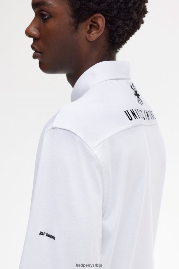 одећу рс Fred Perry мушкарци мајица од дреса црн 68TD6P380
