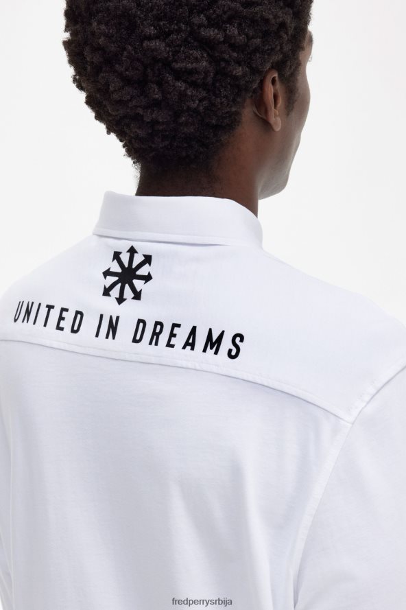одећу рс Fred Perry мушкарци мајица од дреса црн 68TD6P380