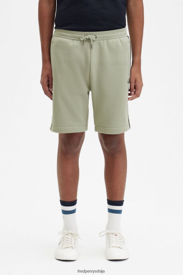 одећу рс Fred Perry мушкарци рељефна трака зној кратка морска трава 68TD6P59
