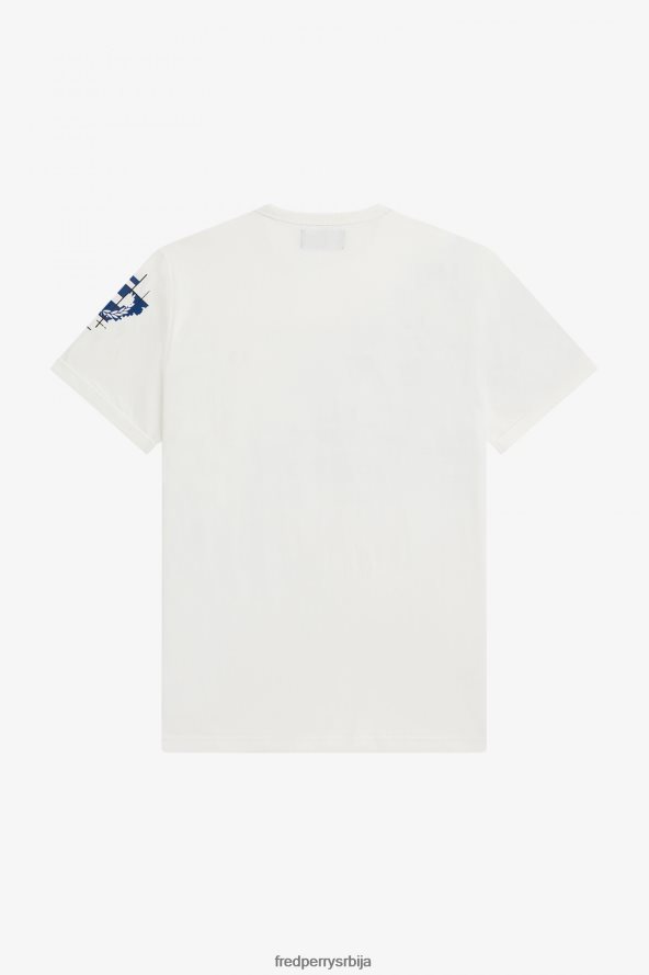 одећу рс Fred Perry мушкарци мајица са мрежастим принтом Снежана 68TD6P487