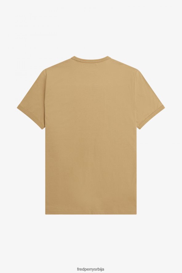 одећу рс Fred Perry мушкарци рингер мајица топли камен 68TD6P493