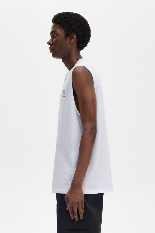 одећу рс Fred Perry мушкарци штампани прслук гоји бобице 68TD6P538