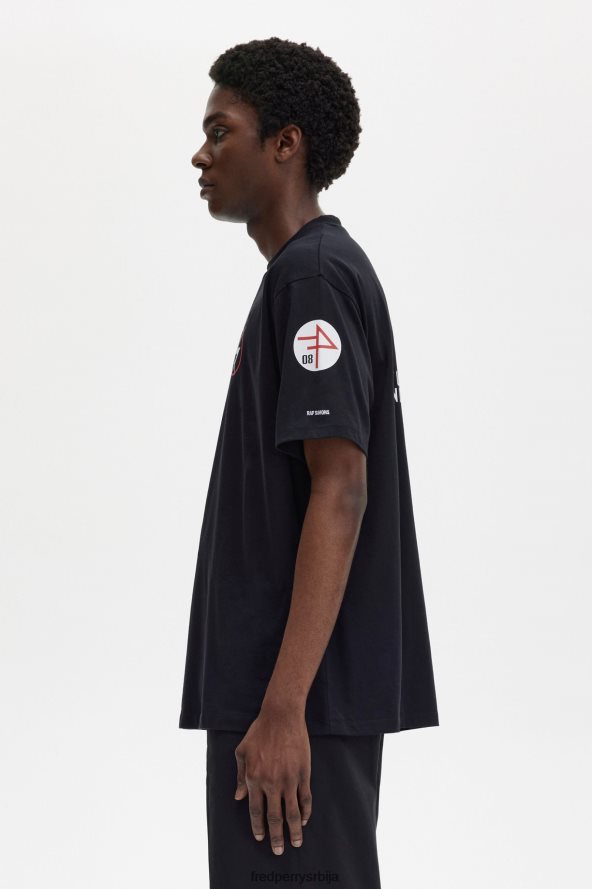 одећу рс Fred Perry мушкарци штампана мајица бео 68TD6P548